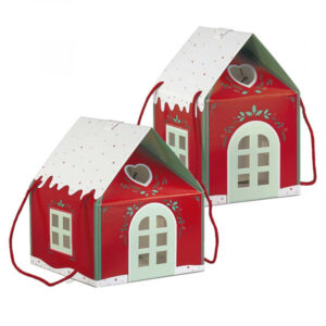 CASETTA NATALE C/CORDINI 20X20X18 CF 2037835