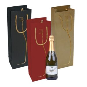 BUSTE CARTA LUSSO BORDEAUX 12+9X39 CF 10